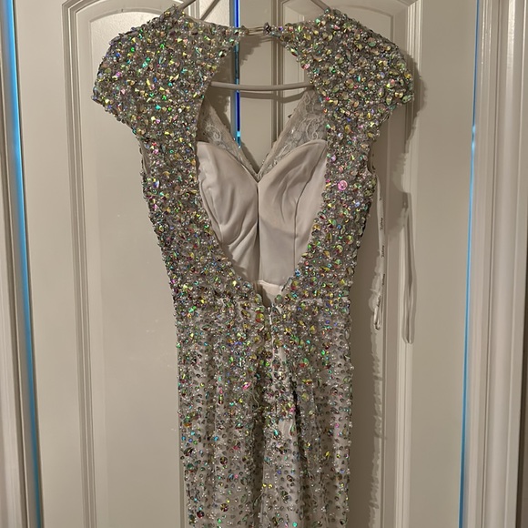 white rhinestone dress - Picture 5 of 8